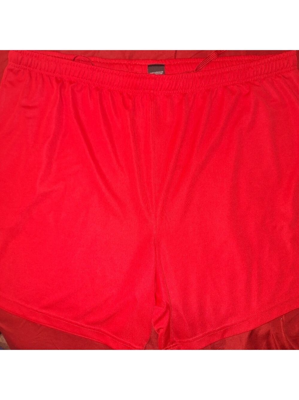 STARTER Men's Athletic Shorts Red 3XL